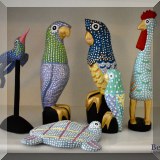 D51. Hand painted animals. 
